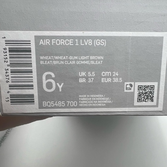 The Nike Air Force 1 Low Wheat  NWB - Picture 5 of 6